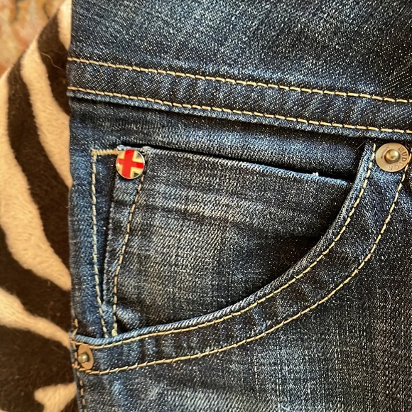 HUDSON FLARE 32” BOOTCUT JEANS DARK RINSE - Picture 4 of 7